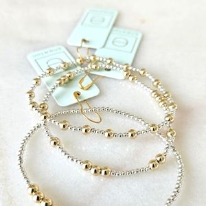 3 enewton mixed metal bracelets